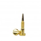 Federscharnierschrauben 1,2 mm Gold 100 Stück