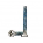 Kreuzschlitzschrauben 1,4 mm Silber 100 Stück