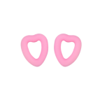 Anti-Rutsch Bügelenden Herz Rosa 1 Paar