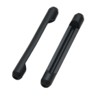 Anti-Rutsch Bügelenden breit Schwarz 1 Paar