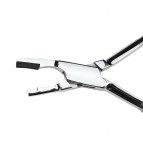 Seitenstegrichtzange "Komfort" mit einer Kunststoffbacke - Clicksystem