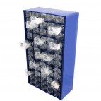 Sortimentsschrank groß "De Luxe- all in one" mit Seitenstege Sattelstege