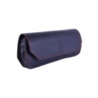 Kunstlederetui „Knöpfchen“ - Blau