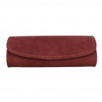 Halbrundetui "Kathleen" - Weinrot