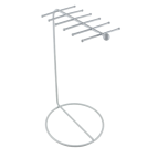 Kordelständer Metall weiß