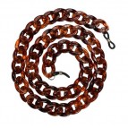 Brillenkette Acryl Braun 2 Stück