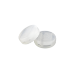 Anti-Rutsch Bügelenden rund Farblos 1 Paar