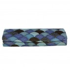 Halbrundetui "Celine" - Hellblau