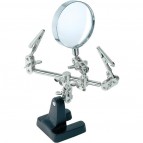 Lötfixierung "Dritte Hand" Standard mit Lupe