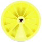 Sortimentskasten Gelb rund 12 Fächer