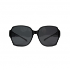 Überbrille "Trend" groß Schwarz Grau