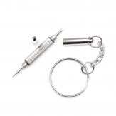 Taschenschraubendreher "Economy Silber mit 3 Funktionen" - 12 Stück