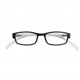 Lesebrille "Long Island" curved Schwarz Transparent