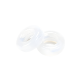 Anti-Rutsch Bügelenden Ringform Farblos 1 Paar