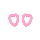 Anti-Rutsch Bügelenden Herz Rosa 1 Paar