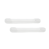 Anti-Rutsch Bügelenden breit Farblos 1 Paar