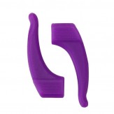 Silikonfassungshalter Erwachsene 1 Paar Lila