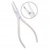 Seitenstegrichtzange "Komfort" schmale Backen - Clicksystem