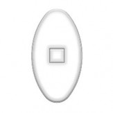 Seitenstege Polycarbonat Oval 13 mm