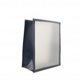 Arbeits-/Auftragstasche ohne Fach DIN A6 - Blau - 1 Stück