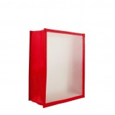 Arbeits-/Auftragstasche ohne Fach DIN A6 - Dunkelrot - 1 Stück