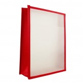 Arbeits-/Auftragstasche mit Fach DIN A5 - Dunkelrot - 1 Stück