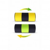 Zauberetui „Marcus“ groß - Gelb / Schwarz / Grün