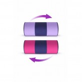 Zauberetui „Zille“ groß - Lila/ Blau / Pink