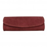 Halbrundetui "Kathleen" - Weinrot