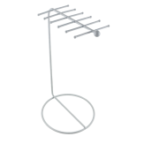 Kordelständer Metall weiß