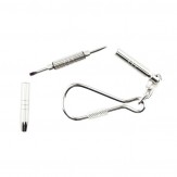 Taschenschraubendreher mit 3 Funktionen Silber 10 Stück