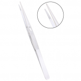 Pinzette geriffelt spitz