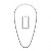 Seitenstege Polycarbonat Tropfen 12 mm