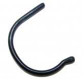 Sportbügelenden groß Bohrung Ø 1,35 mm Schwarz 5 Paar