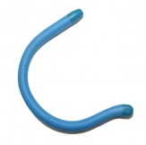 Sportbügelenden klein "F & W" Bohrung Ø 1,35 mm Petrol 1 Paar