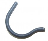 Sportbügelenden klein Bohrung Ø 1,35 mm Grau 5 Paar