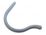 Sportbügelenden klein extraweich Bohrung Ø 1,35 mm Grau 1 Paar