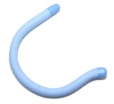 Sportbügelenden klein "F & W" Bohrung Ø 1,35 mm Hellblau 1 Paar