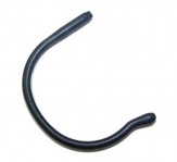 Sportbügelenden groß extraweich Bohrung Ø 1,35 mm Schwarz 1 Paar