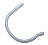 Sportbügelenden groß extraweich Bohrung Ø 1,35 mm Grau 1 Paar