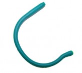 Sportbügelenden groß extraweich Bohrung Ø 1,35 mm Grün 1 Paar