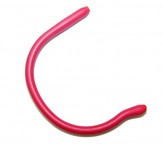 Sportbügelenden groß extraweich Bohrung Ø 1,35 mm Rot 1 Paar