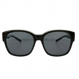 Überbrille "Trend" groß Schwarz Grau