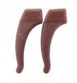 Silikonfassungshalter Erwachsene 1 Paar Braun